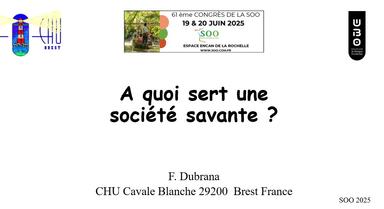 A quoi sert une société savante ?