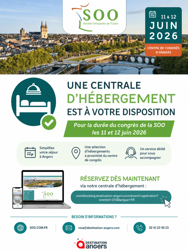 CONGRÈS SOO 2026 : Centrale d'Hébergement