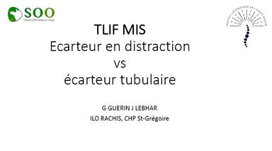 Il était une fois les TLIF dans l'ouest