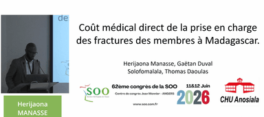 Coût médical direct de la prise en charge des fractures des membres à Madagascar