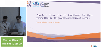 Est-ce que ça fonctionne les tiges verrouillées sur les prothèses inversées trauma ?